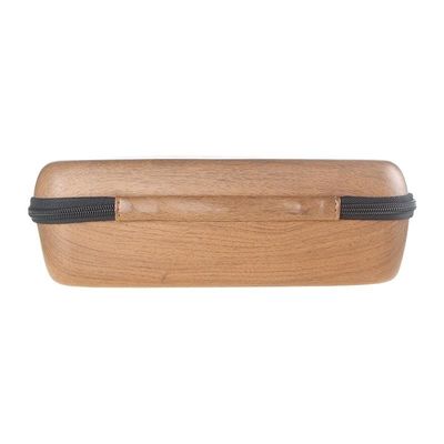 Superfície de couro Dustproof do plutônio de EVA Storage Case Wood Grain à prova de choque