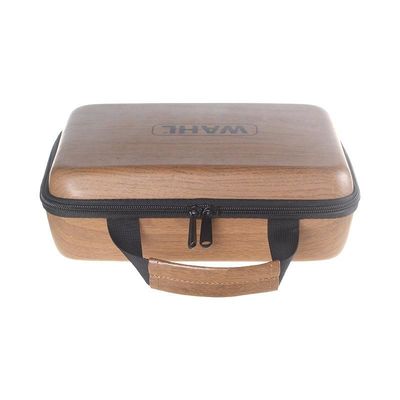 Superfície de couro Dustproof do plutônio de EVA Storage Case Wood Grain à prova de choque