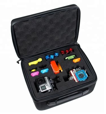 ISO9001 Zipper Foam EVA Tool Case Hard Shell 5mm Gopro Camera Case