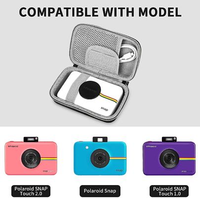 Material revestido de nylon do plutônio de EVA Small Digital Camera Case do Polaroid