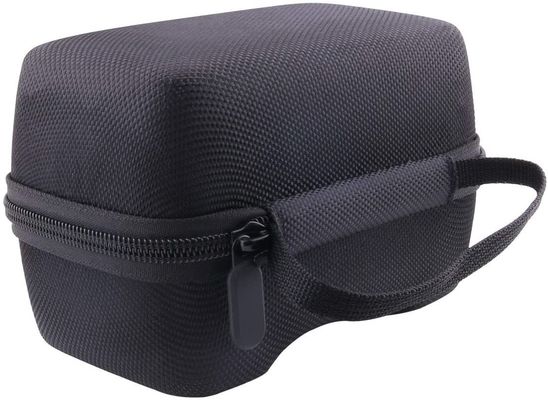 EVA Camera Lens Storage Case à prova de choque Coral Fleece Lining Debossing Logo