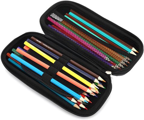 900D poliéster EVA Pencil Case Pen Pouch para estudantes universitário