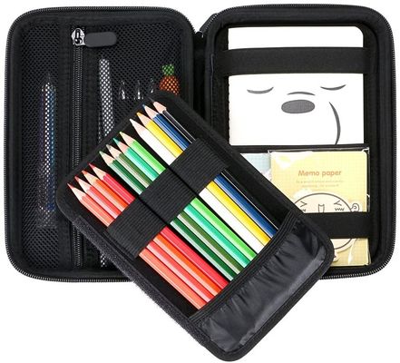 Caixa de lápis EVA à prova d'água com impressão 3D Concha dura Design elegante com várias opções de cores e tamanho personalizável