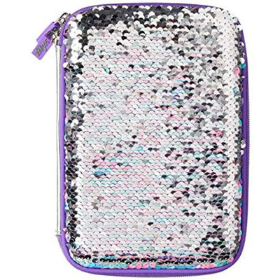 Estojo de Lápis EVA Personalizado com recursos à prova d'água e à prova de choque, bolso de malha e opções de logotipo em placa de metal com gravação em relevo e em baixo relevo