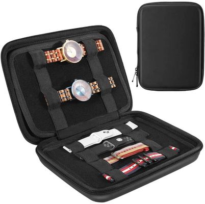Logotipo da cópia de tela de EVA Watch Carry Case Silk do poliéster do CE 1680D