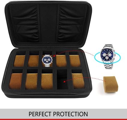 Caixa feito à mão da coleção de EVA Watch Case Embossing Logo do Spandex