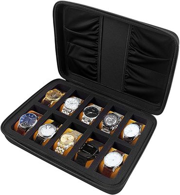 Caixa feito à mão da coleção de EVA Watch Case Embossing Logo do Spandex