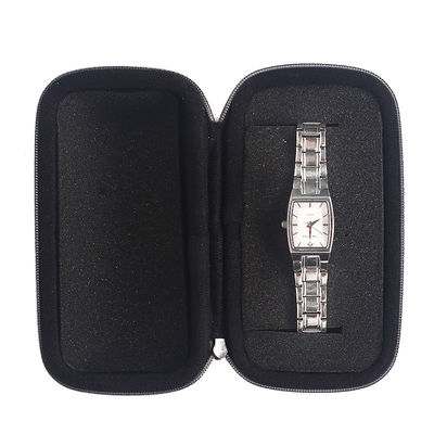 Único zíper luxuoso de couro portátil de EVA Watch Case 14.5*8*6 CM