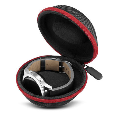 Superfície de nylon fechada zíper de EVA Watch Organiser Box 10.7x9.2x6.2 CM 1680D