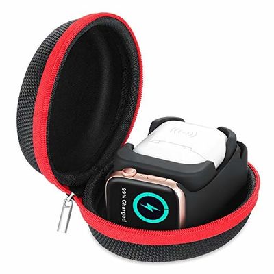 Plutônio portátil EVA Watch Case Crush Proof de couro para Apple Airpods