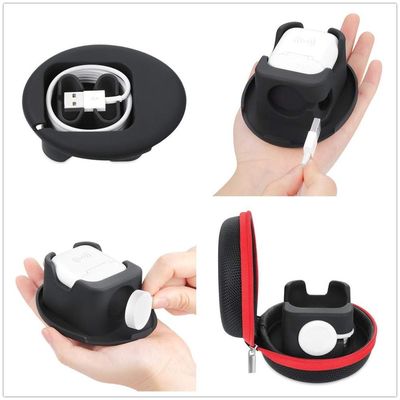 Plutônio portátil EVA Watch Case Crush Proof de couro para Apple Airpods