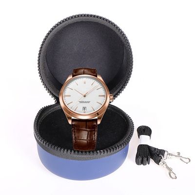 Organizador Box de Debossing Logo EVA Watch Case Shockproof Jewelry