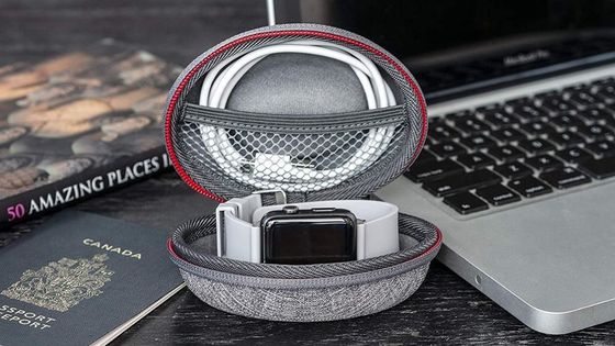 Polegada de pouco peso portátil de EVA Watch Case Polyester 4.25*2.5*1.5