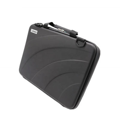 Saco protetor de manga de laptop de couro PU preto EVA para Macbook Air EVA
