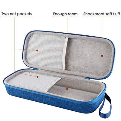 Kit de primeiros socorros de grau médico EVA protetor à prova de choque e à prova de água com fecho de fecho e malha para estetoscópio