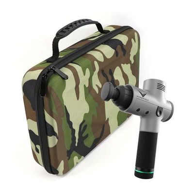 Camuflagem Cor EVA Hipervolt Case Carrying Com Webbing Handle EVA Pistola de Massagem Muscular Case Carrying Shockproof Dustproof