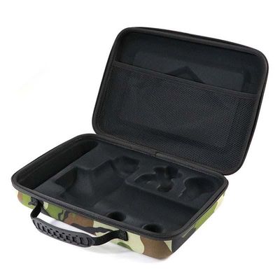 Camuflagem Cor EVA Hipervolt Case Carrying Com Webbing Handle EVA Pistola de Massagem Muscular Case Carrying Shockproof Dustproof