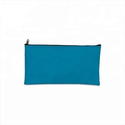 Bolsas de banco com fecho durável Feitas de PVC Couro PU Material Vinyl transparente laminado à prova d'água Tamanho personalizado com impressão de logotipo