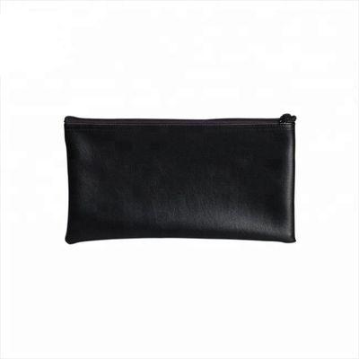 Bolsas de banco com fecho durável Feitas de PVC Couro PU Material Vinyl transparente laminado à prova d'água Tamanho personalizado com impressão de logotipo
