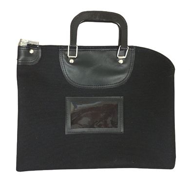 sacos do banco do zíper da lona da polegada 11X6