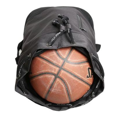OEM ODM 210D Nylon Mochila portátil resistente à água Estilo para a faculdade Mochilas de fechamento à prova d'água de corda de tração Mochilas com corda de algodão fechada