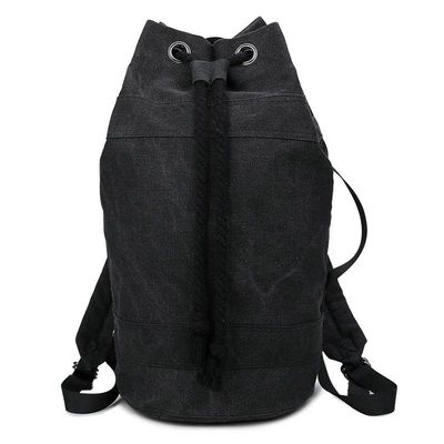 CE Travel Draw String Small Waterproof Backpack Bag 210D Nylon Canvas Travel Draw String Waterproof Backpacking Backpacks Com Faixa de Ombro