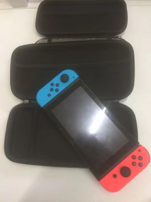 O zíper do metal do forro de veludo puxa EVA Travel Case For Switch Lite