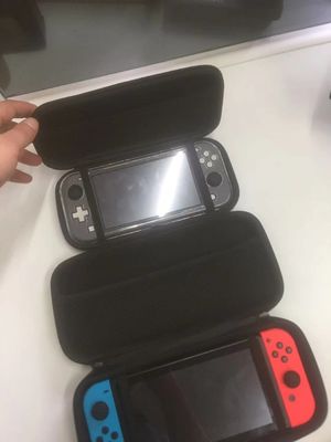 O zíper do metal do forro de veludo puxa EVA Travel Case For Switch Lite