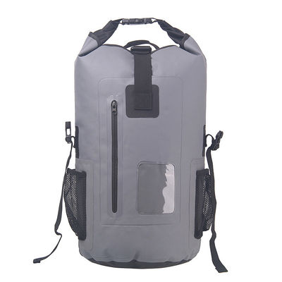 Mochila impermeável exterior do saco da praia de encerado do PVC