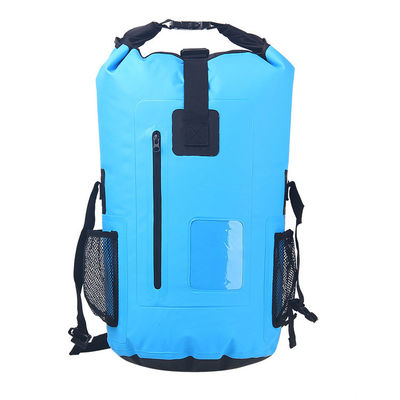 Mochila impermeável exterior do saco da praia de encerado do PVC