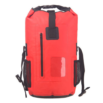 Mochila impermeável exterior do saco da praia de encerado do PVC