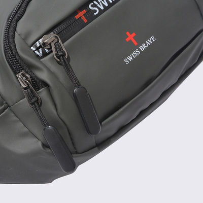 Saco impermeável de nylon da cintura do OEM com logotipo da impressão de tela de seda