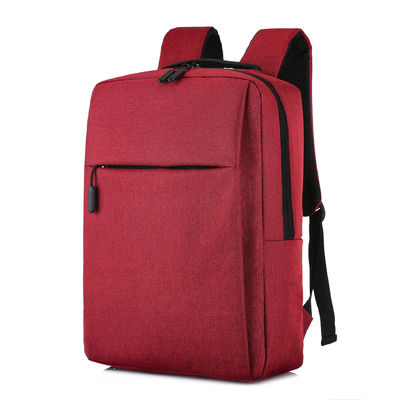 Mochila impermeável de nylon opcional do portátil de 4 cores com carregador de USB