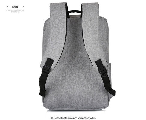 Fábrica a retalho Mochila portátil impermeável de nylon exterior fecho de fecho de fecho de zipper Mochila portátil impermeável de nylon com interface USB