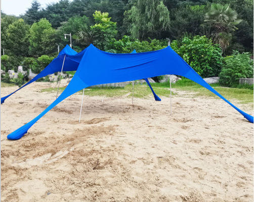 Toldo de sol UPF 50+ para praia ao ar livre 180 GSM material de lycra