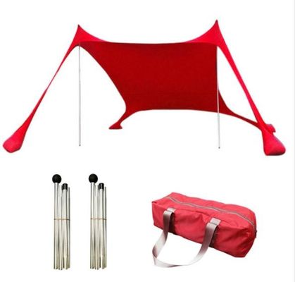 Barraca exterior da praia do para-sol de UPF 50+ 180GSM Lycra