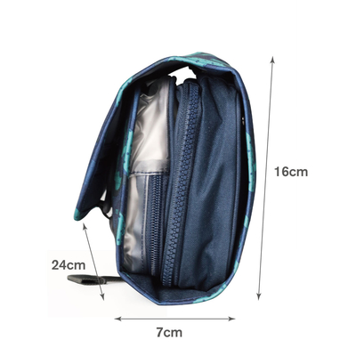 Organizador de suspensão Hygiene Kit With Hook Accessories do saco da composição do arti'culo de tocador do curso