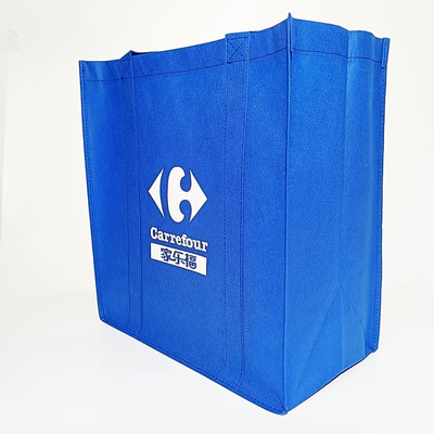 Sacos de compras reusáveis Tote Grocery Bag 100-160gsm da tela não tecida