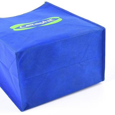 Sacos de compras reusáveis Tote Grocery Bag 100-160gsm da tela não tecida