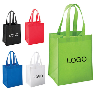 O saco reciclado de Tote Non Woven Fabric Shopping personalizou reusável com logotipo