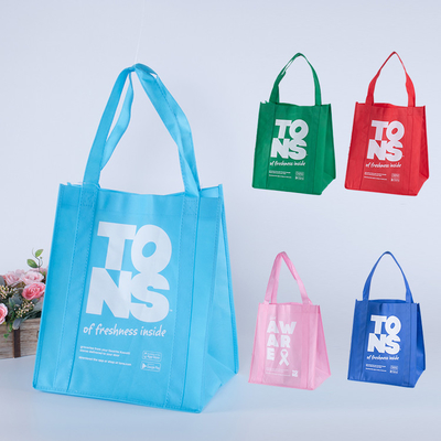 O saco reciclado de Tote Non Woven Fabric Shopping personalizou reusável com logotipo