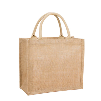 Revestimento do PE de Tote Bags do mantimento da compra da juta de serapilheira da laminação reusável