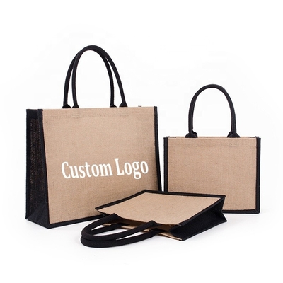 Recicle a lona orgânica lisa Tote Bag Reusable Custom Printed do algodão com logotipo