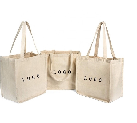 Saco de mantimento natural plano de compra Tote Bag relativo à promoção do algodão